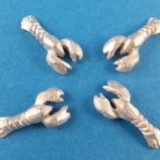 P10 Lobsters - pewter - O scale - L. 13/32" W. 7/32" (4) pack - Image 2