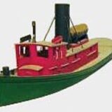 N-225 (N-2025 in photo) Sylvan 81' Great Lakes Steam Tugboat kit L 6.25" W 1.75" - Image 2