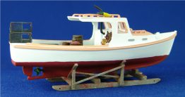 Web 1 H132-1 full hull lobster boat - cradle sold sep