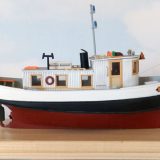 Sea Port kit: H004W HO full hull 53' Tug/Pilot/Yacht-Laser Cut Wood Craftsman kit