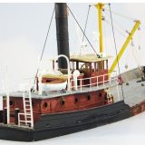 Sea Port kit: H124  81' Workboat Buoy Tender - HO scale - L :11" W: 3-1/4" - Image 2
