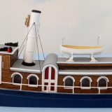 Sea Port kit: H150W HO 68' Shrimp Boat Craftsman Laser Kit - Scale Length:  9 1/4 - Sea Port Model Works