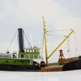 Sea Port kit: H124  81' Workboat Buoy Tender - HO scale - L :11" W: 3-1/4" - Image 3
