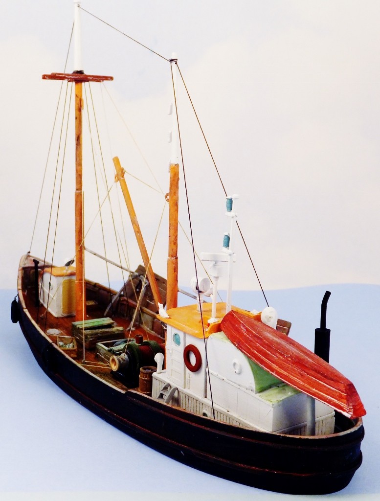Sea Port kit: H118 HO 65' Fishing Dragger Kit - L: 9” W: 2 ½”, qty
