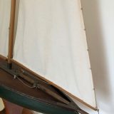 Vintage ANTIQUE WORKING POND BOAT est. circa 1890-1930 Excellent cond. Height: 66". Fabulous window display! - Image 4