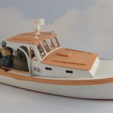 Sea Port kit: H134 32' Lobster Boat, waterline, O Scale,  L: 8" W: 2-1/2", qty. 1 - Image 7