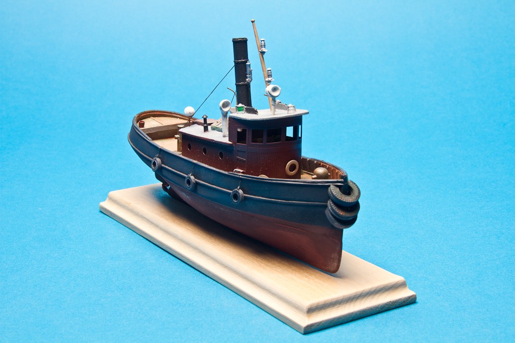 H135 53' Harbor Steam Tug - Full Hull, HO Scale - Length: 7-1/4, qty. 1 -  Sea Port Model Works