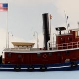 Sea Port kit: H116W HO Scale 78' Steam Tug Exeter - New design laser kit - - Image 3
