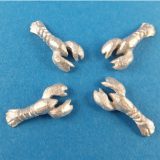 P10 Lobsters - pewter - O scale - L. 13/32" W. 7/32" (4) pack