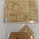 1021-H  Small Cranberry Warehouse.  A Mount Blue HO scale, laser kit. - Image 3