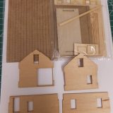 1013Hb  Small Carriage House (Barn), A Mount Blue HO scale, laser kit. - Image 3