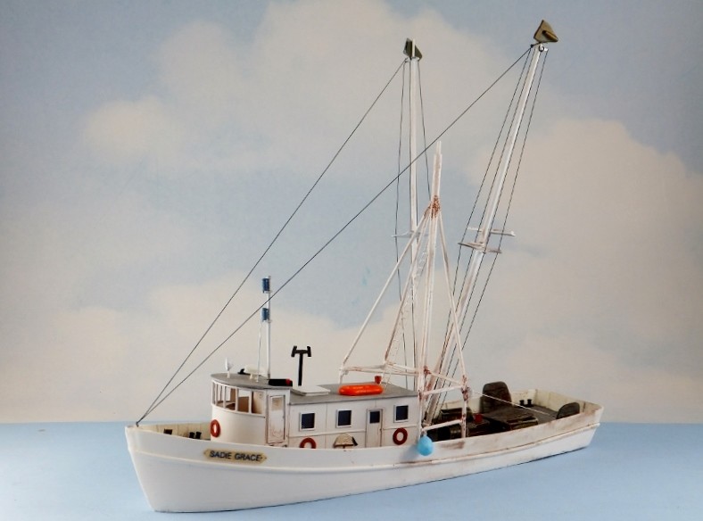 1/87 Fishing Trawler  Sailboat, Boat building plans, Model ships