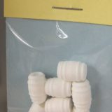 M434 Barrel - HO - closed top - resin - H: 7/16" Dia. 5/16" 8 (pack) - - Image 2