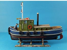 H159-HO 18' Fishing Boat & Cradle kit – full hull – L 2 ½” W ¾” - Sea Port  Model Works