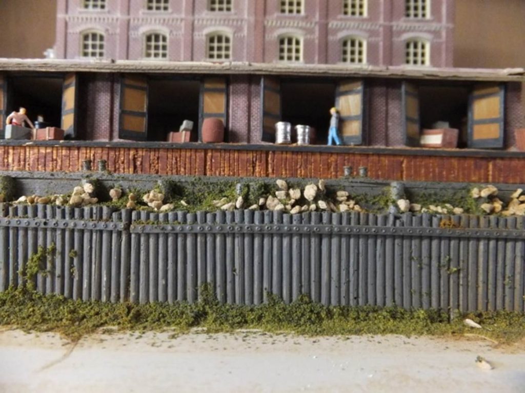RETAINING WALLS / BREAKWATER WALLS - N Scale - Sea Port Model Works