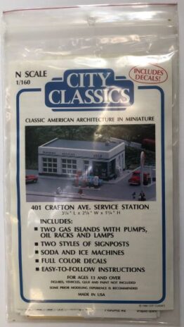 Web 1 401 Grafton Ave Service Station - N scale - front (2)