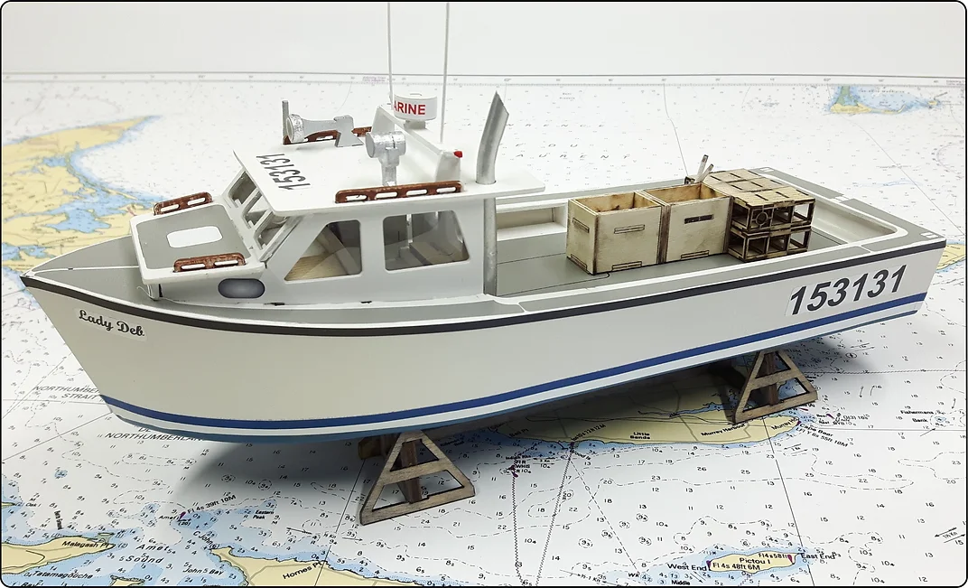 Model Ship Kit Model Scale 1/48 Fishing Boat Model Kit The