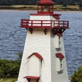 A118 - East Coast Lighthouse - N Scale - laser cut - Footprint: 1.325" x 1.325", Height: 2.75" - NEW RELEASE!