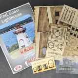 A118 - East Coast Lighthouse - N Scale - laser cut - Footprint: 1.325" x 1.325", Height: 2.75" - NEW RELEASE! - Image 2