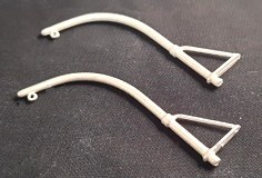 Davits - O Scale - P325CR - metal - 1 pair, 2 in. high O-62 Davit