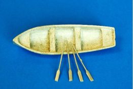 BOATS (small) AND OARS - O SCALE