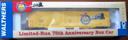 Vintage Walthers 75th Anniversary auto parts box car - HO - Walthers 2007 932-9500