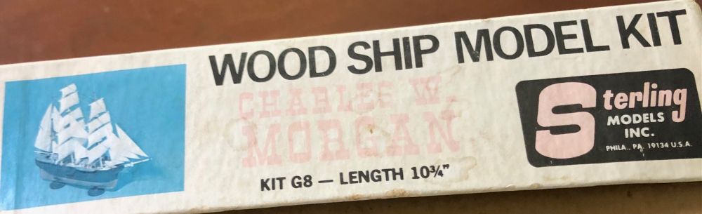 Charles W. Morgan wood Ship Model Kit # G8 - HO - Sterling Models Inc., Phila., PA - Image 2