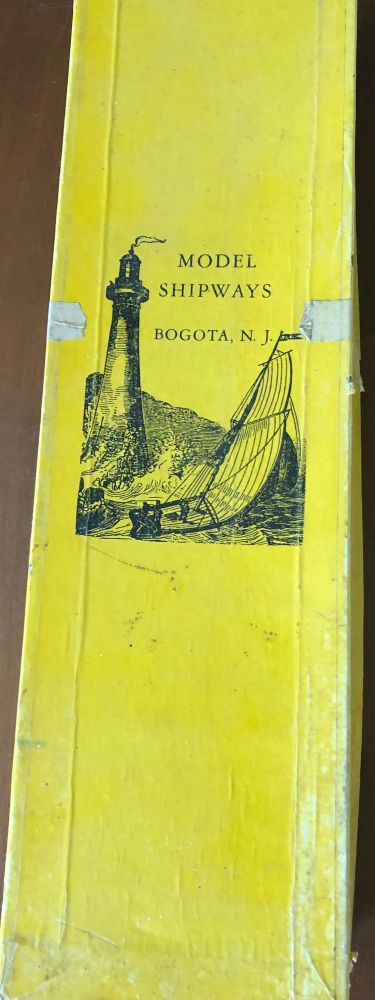 Vintage Eagle main built square top sail Schooner Kit - HO - Shipway Models Bogota NJ