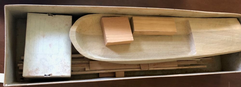 Vintage Eagle main built square top sail Schooner Kit - HO - Shipway Models Bogota NJ - Image 2