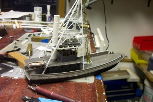 Richard Cormier Converts the H123 Car Ferry to a Derrick Barge 100 0900