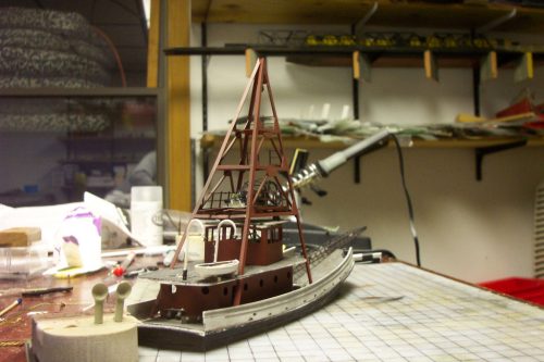 converts the H123 Car Ferry to a Derrick Barge 100 0909