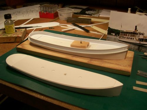 John builds an Islander passenger boat  using Sea Port Model Works hull