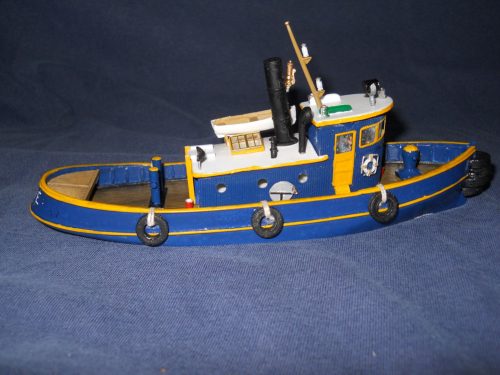 Bob Frederick builds the H125 HO 53' Harbor Steam Tug