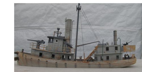 Craig-Stedman-converted-builds the 77' converted menhaden steamer H141W HO