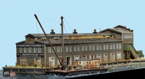 Doug Foscale builds the H131 HO Flat top barge kit - shown at his PIER 6