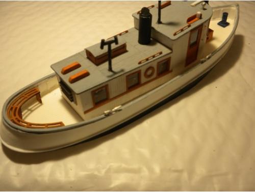 Gerard Vitale Builds the H004W HO Tug/Pilot/Yacht, laser cut wood Craftsman kit.