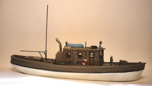 H117 N Scale Harbor Workboat -1732
