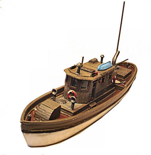Jim Marksberry builds the H117 N Scale Harbor Workboat