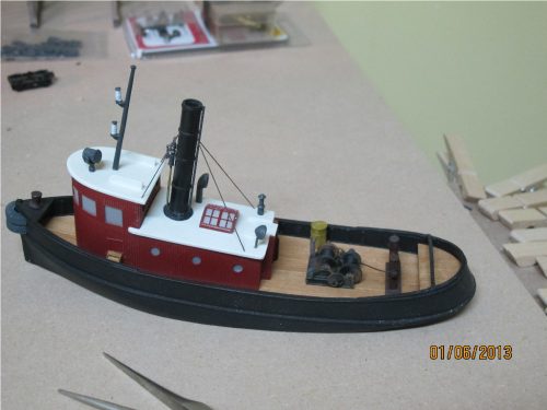 Richard Boudreau builds the HO-Harbor-Tug-H125