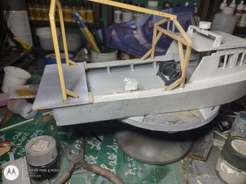 Conversion of the Osborn A116 O scale lobster boat