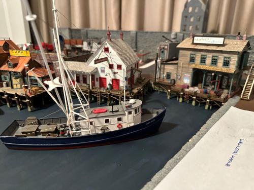 David Witty builds the H150W HO Shrimp Boat for his layout