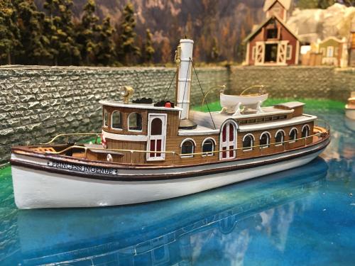 John McLeod builds the Princess Ingenue 60' Yacht using the H148 HO Police Boat Lannan/ or Classic Yacht Cruiser laser cut kit. 