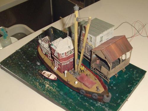 Seaport Model Works -Workboat H133W HO 
