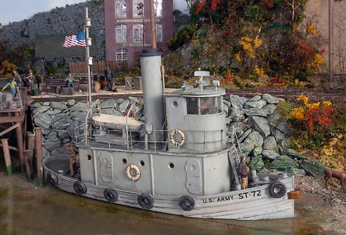 Mike builds an Army tug using one of our Sylvan Tug kits