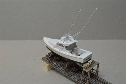 frank-palmer-sport-fishing-boat-5Using the H128-1 34' Lobster Boat Kit
