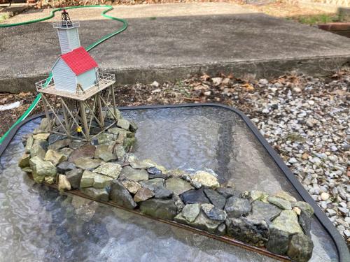 Wayne King builds the Dog Bar Lighthouse